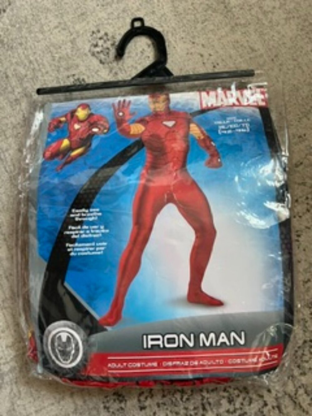 Marvel IRON MAN Adult Consume XL 42-46